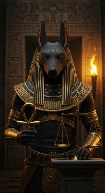 Anubis, Lord of the Sacred Land, Guardian of the Necropolis