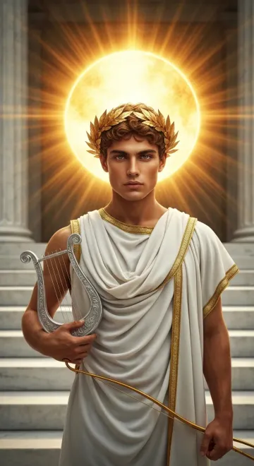 Apollo, Far-Shooter, Bright Apollo, Silver-Bowed God, Lord of Delphi, the Shining One
