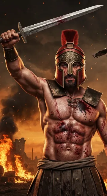 Ares, Sacker of Cities, Man-Slaying Ares, Bronze-Helmed God of War, Insatiate of Battle, City-Sacking Ares