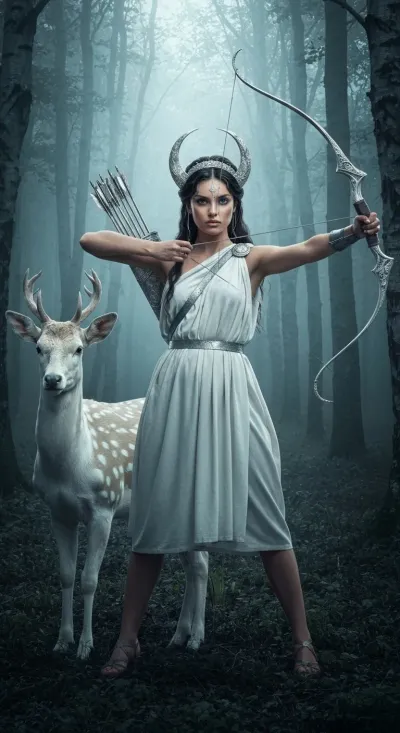 Artemis, Lady of Wild Things, Mistress of Animals, Far-Shooting Goddess, Bright-Arrowed Huntress, Guardian of the Threshold