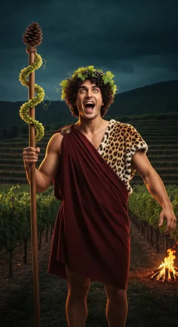 Dionysos Zagreus, The First-Born, the Torn Apart, the Reborn, Lord of the Mysteries, the Divine Spark