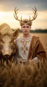 Freyr, Lord of the Vanir, God of the Shining World