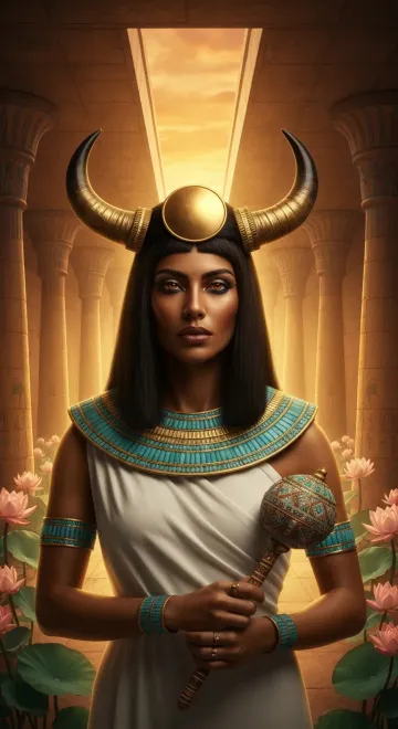 Hathor, Mistress of Heaven, Lady of the Golden House, She of a Thousand Names