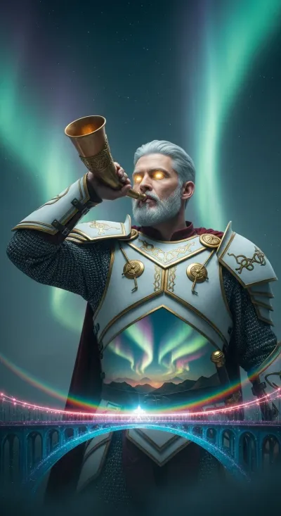 Heimdall, The White God, Watchman of the Gods, Guardian of Bifrost