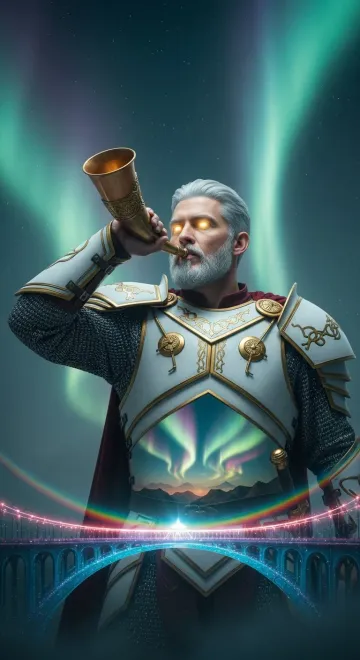 Heimdall, The White God, Watchman of the Gods, Guardian of Bifrost