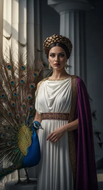 Hera, Queen of Heaven, White-Armed Goddess, Lady of the Golden Throne, Ox-Eyed Goddess