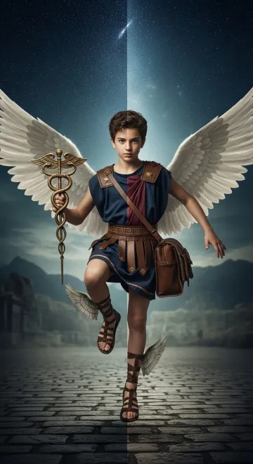 Hermes, Slayer of Argos, Messenger of the Deathless Ones, Guide of Souls, Swift as Thought