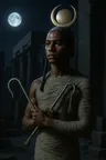 Khonsu, The Traveler, Defender Against Evil Spirits, Healer of the Sick