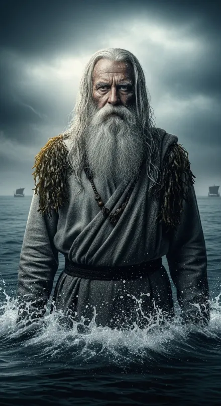Njord, Lord of the Sea, God of the Wind and Shore, Master of Ships and Nets