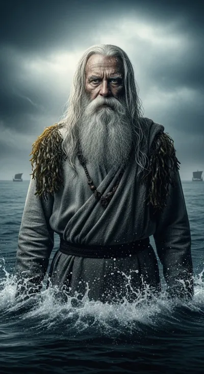 Njord, Lord of the Sea, God of the Wind and Shore, Master of Ships and Nets