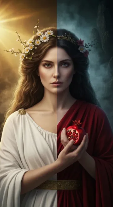 Persephone, Queen of the Dead, the Maiden, She Who Causes to Perish, Lady of the Two Worlds