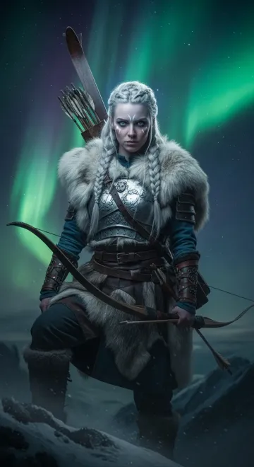 Skadi, Mountain Goddess, Snowshoe Goddess, Lady of the Dark Season, Bride of the Æsir