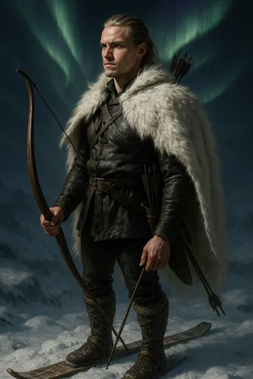 Ullr, God of the Bow, God of Skiing, Winter's Guardian